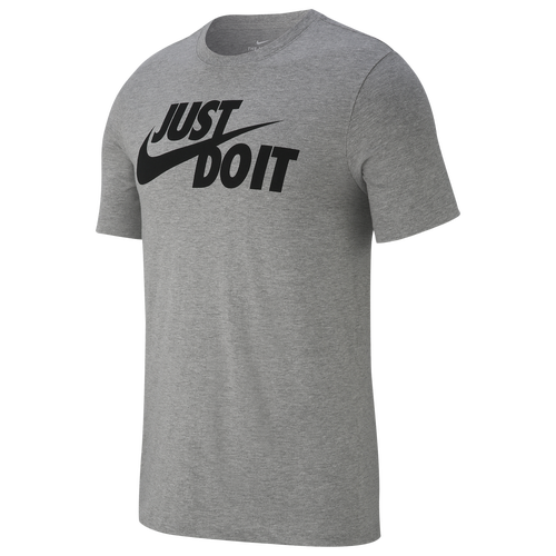 Nike Sportswear Just Do It Swoosh T Shirt Gray Small Men's  New
