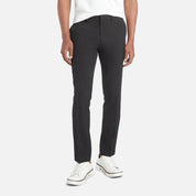 Kenneth Cole Mens Extra-Slim fit Dress Pants 34 / 32 Black Solid Stretch