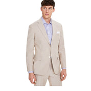 Tommy Hilfiger Mens Modern fit Suit Jacket Blazer 44 L Beige Solid Stretch