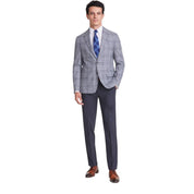 Tommy Hilfiger Mens Modern fit Sport Coat Blazer 46 L Grey Plaid
