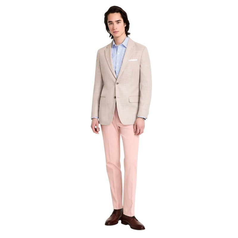 Tommy Hilfiger Mens Modern fit Sport Coat Blazer 46 L Beige Solid