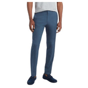 Kenneth Cole Mens Slim fit Dress Pants 38 / 32 Blue Solid Stretch