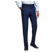 Tommy Hilfiger Mens Classic fit Dress Pants 32 / 32 Navy Blue Solid Stretch