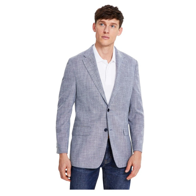 Tommy Hilfiger Mens Modern fit Sport Coat Blazer 38 R Blue Solid