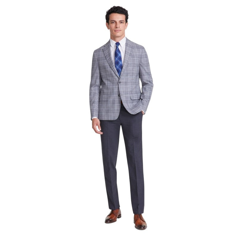 Tommy Hilfiger Mens Modern fit Sport Coat Blazer 40 S Grey Plaid