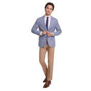 Tommy Hilfiger Mens Modern fit Sport Coat Blazer 48 R Light Blue Solid