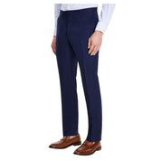 Tommy Hilfiger Mens Modern fit Dress Pants 35 / 32 Navy Blue Solid Stretch Linen
