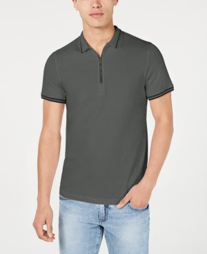 AX Armani Exchange Men's Castor Gray Polo Shirt Size Medium