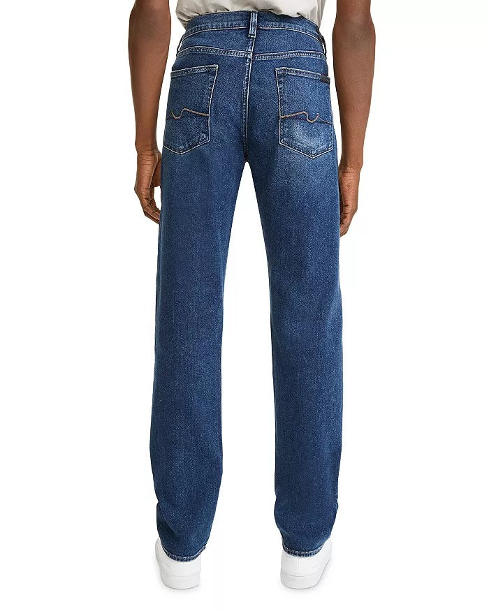 7 For All Mankind Slimmy Squiggle Slim Straight Jeans Size 36 Blue Colinas