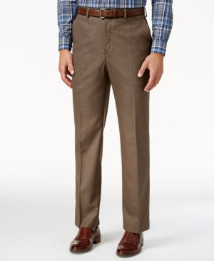 Michael Kors Mens Classic fit Dress Pants 29 / 30 Brown Solid Stretch