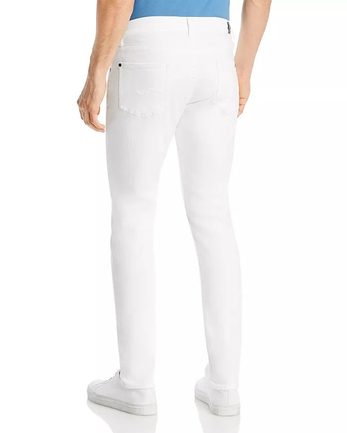 7 For All Mankind Mens Modern fit Jeans 34 / 32 White Solid