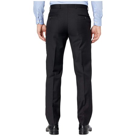Lauren Ralph Lauren Mens Classic fit Dress Pants 32 / 30 Black Solid