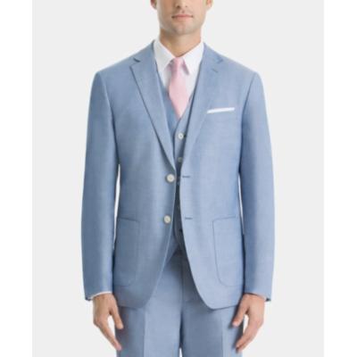 Lauren Ralph Lauren Mens UltraFlex Blazer Light Blue 38R