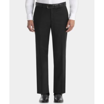 Lauren Ralph Lauren Mens Classic fit Dress Pants 40 / 30 Black Solid Stretch