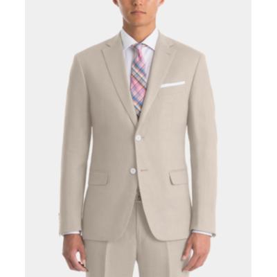 Lauren Ralph Lauren UltraFlex Classic Fit Linen Sport Coat Blazer Beige  44S