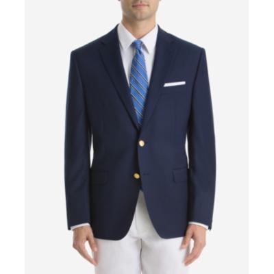 Lauren Ralph Lauren Mens Classic fit Sport Coat Blazer 50 R Navy Blue Solid