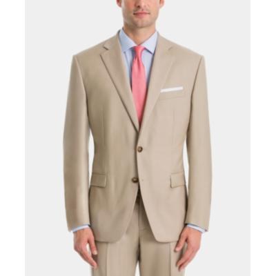 Lauren Ralph Lauren Mens Classic fit Sport Coat Blazer 42 L Beige Solid