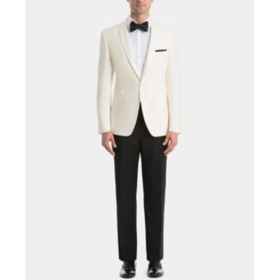 Lauren Ralph Lauren Men's UltraFlex Classic Tuxedo Dinner Jacket Off White 42S