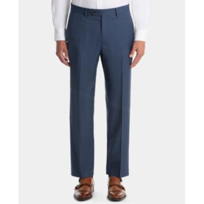 Lauren Ralph Lauren Mens Classic fit Dress Pants 32 / 32 Blue Solid Stretch