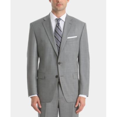 Lauren Ralph Lauren Mens Classic fit Suit Jacket Blazer 42 L Grey Solid