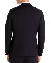 Paul Smith Mens Slim fit Tuxedo Jacket Blazer 38 S Black Solid