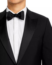 Paul Smith Wool & Mohair Tailored Fit Tuxedo Dinner Jacket 40R Black