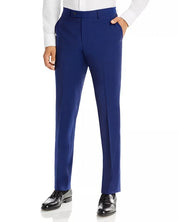 Robert Graham Mens Wool & Mohair Slim Fit Suit Dress Pants Size 30 Blue