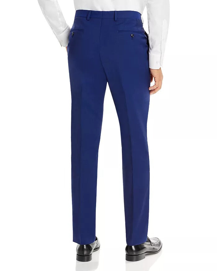 Robert Graham Mens Wool & Mohair Slim Fit Suit Dress Pants Size 30 Blue