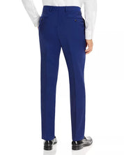Robert Graham Mens Wool & Mohair Slim Fit Suit Dress Pants Size 38 Blue