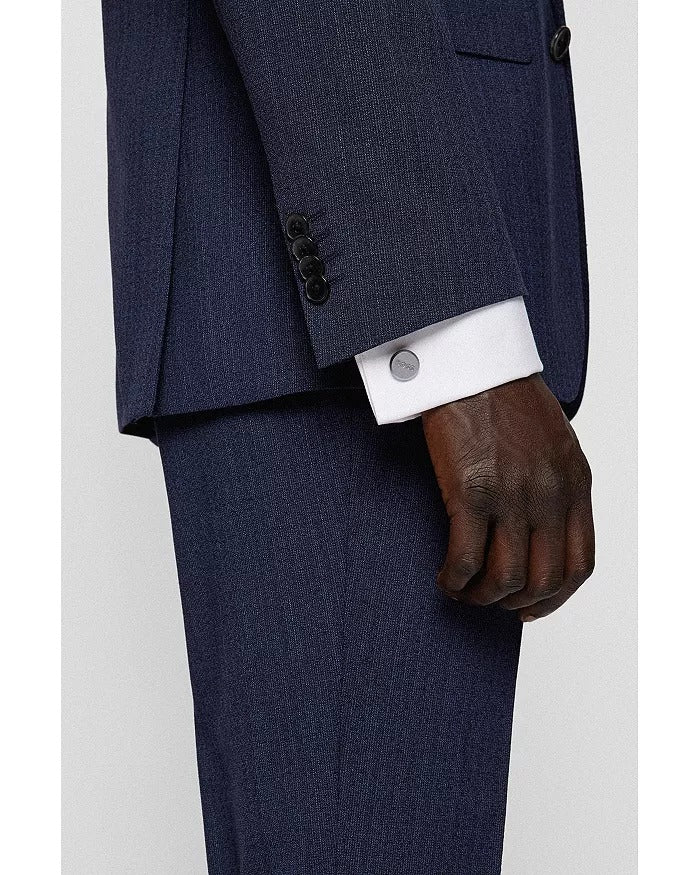 BOSS Hugo Boss Cal Cufflinks Silver