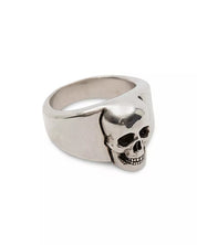 Alexander McQUEEN Skull Signet Ring Silver Brass