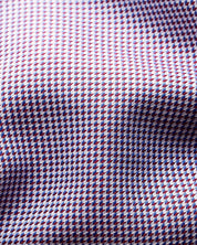 Eton Mens Slim Fit Twill Dress Shirt Size 15 / 38 / Medium Blue Red