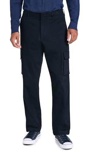 Vince Mens Relaxed Fit Casual Cotton Blend Beach Pants 34 x 32 Blue