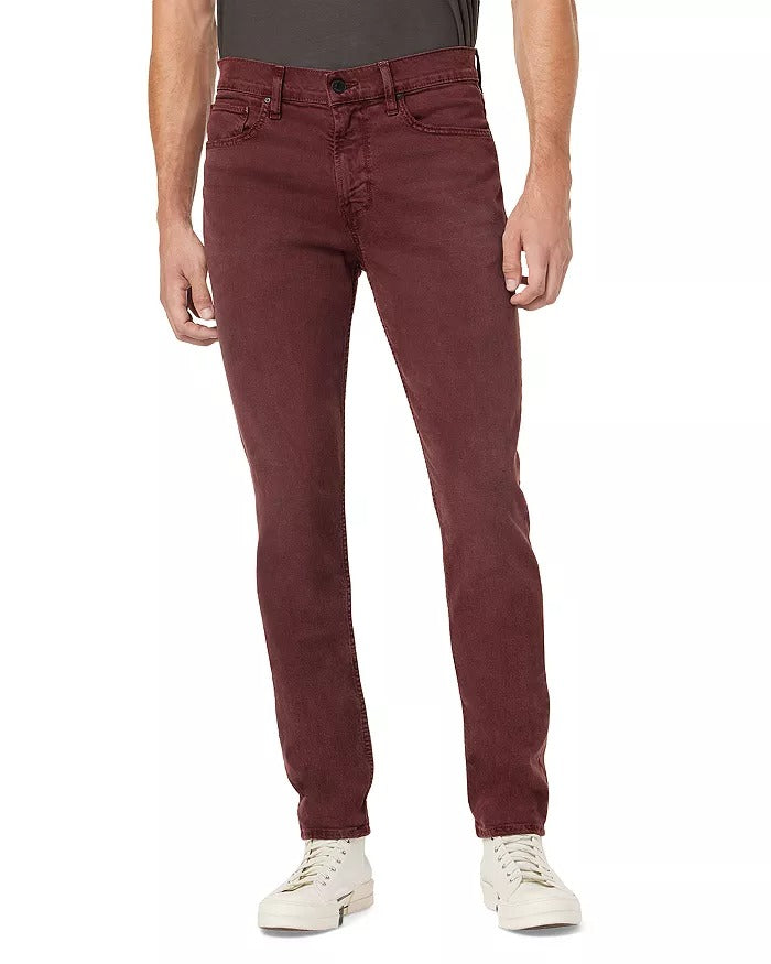 Hudson Mens AXL Slim Fit Jeans Size 32 Plum Red