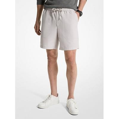Michael Kors Mens Classic fit Drawstring Shorts Large Grey Solid