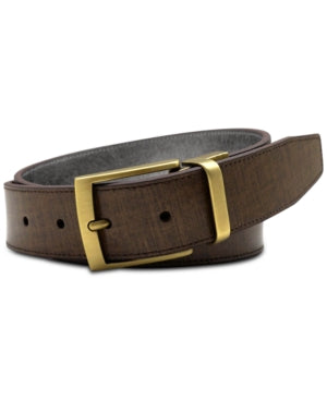 Tallia Men's Reversible Belt Brown Black Size 38
