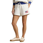 Polo Ralph Lauren Womens American Flag Drawstring Shorts 2XL XXL White