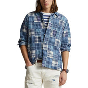 Polo Ralph Lauren Mens Classic fit Long Sleeve Button-Up Shirt Small Blue Plaid