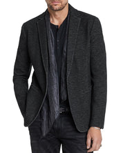 John Varvatos Mens Greenville Double Knit Jacket Black Large
