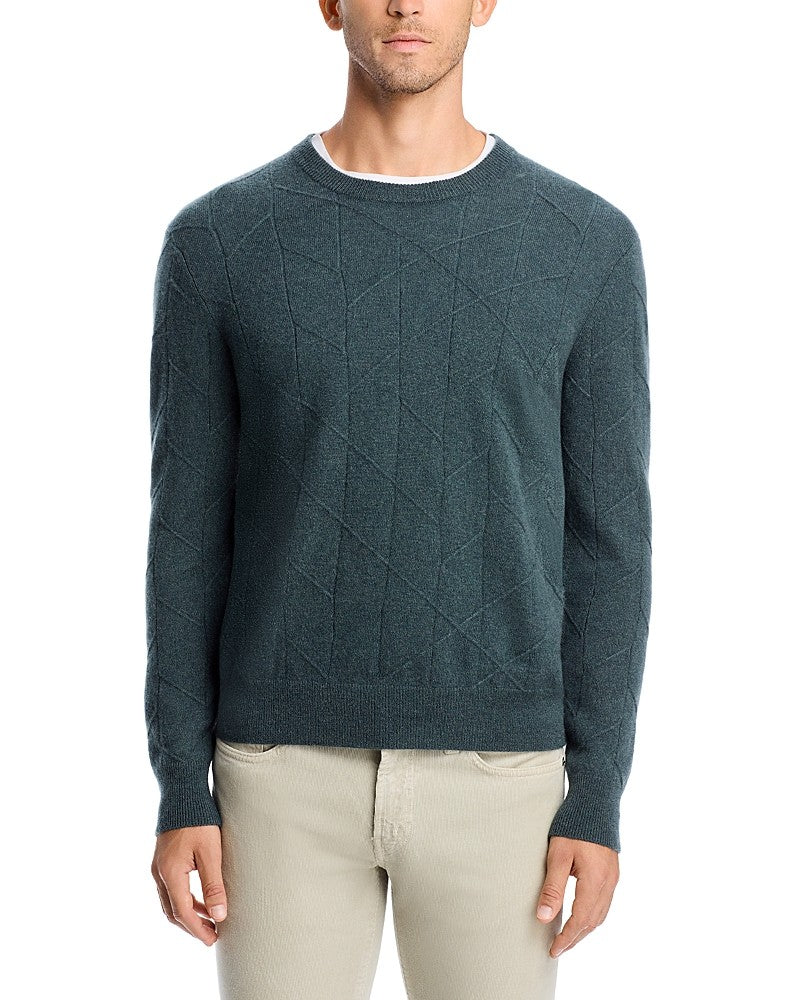 The Men's Store At Private Label Mens Classic fit Crewneck Sweater Small Green
