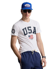 Polo Ralph Lauren Mens Regular fit Short Sleeve T-Shirt Shirt Small White Solid