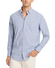 Peter Millar Crown Murray Performance Button Down Shirt XL Blue