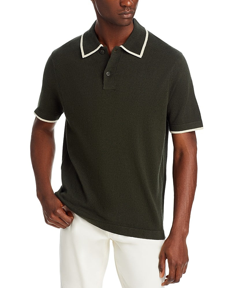 Nn07 Mens Regular fit Short Sleeve Polo Sweater XXL Green Solid