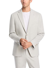 Vince Stretch Wool Unstructured Slim Fit Suit Jacket Sport Coat 42 R Light Grey