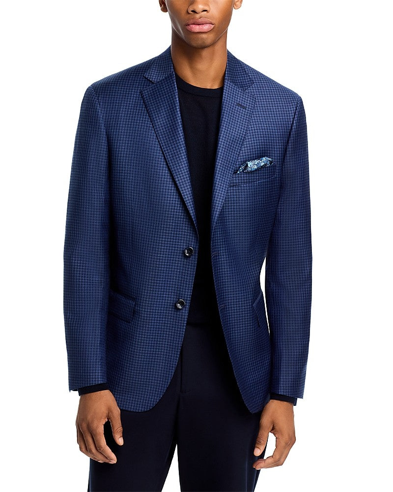 The Men's Store At Bloomingdale's Mens Regular fit Sport Coat Blazer 42 S Blue