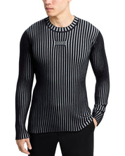 Versace Jeans Couture Mens Regular fit Long Sleeve Crewneck Sweater Large Black