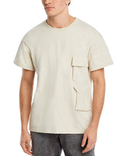 Mm6 Maison Margiela Mens Regular fit Short Sleeve T-Shirt Shirt XXL Beige Solid