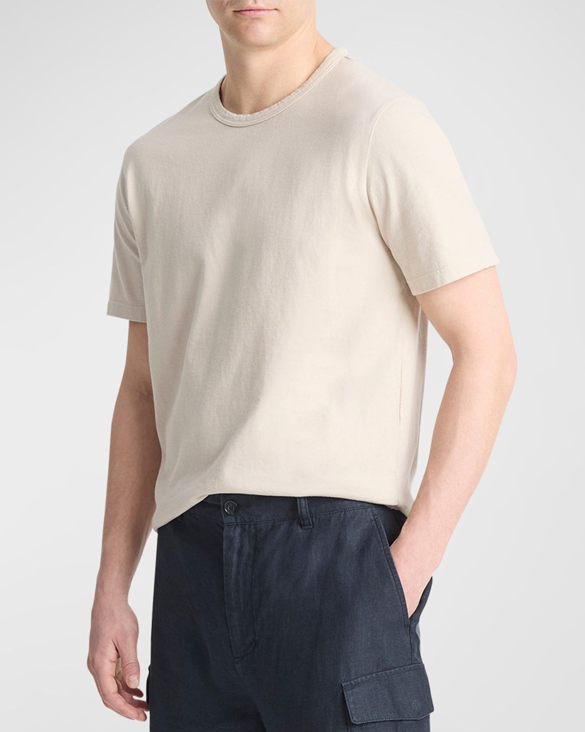 Vince Men's Hemp Cargo Shorts Size 38 Navy Blue