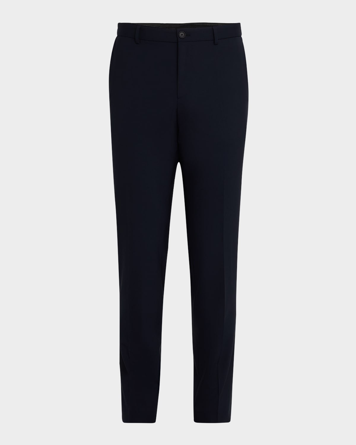 Hugo Boss Mens Slim Fit Genius Wool Dress Pants Blue 36 / 32