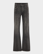 Purple Mens Pintuck Coated Slim Fit Jeans 33  Black